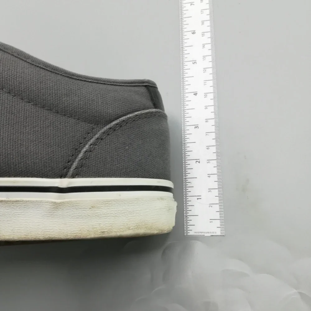 Vans Gray Low-Top Canvas Sneakers